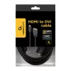HDMI to DVI-D cable GEMBIRD CC-HDMI-DVI-10 3 m, black, male-to-male, gold-plated contacts