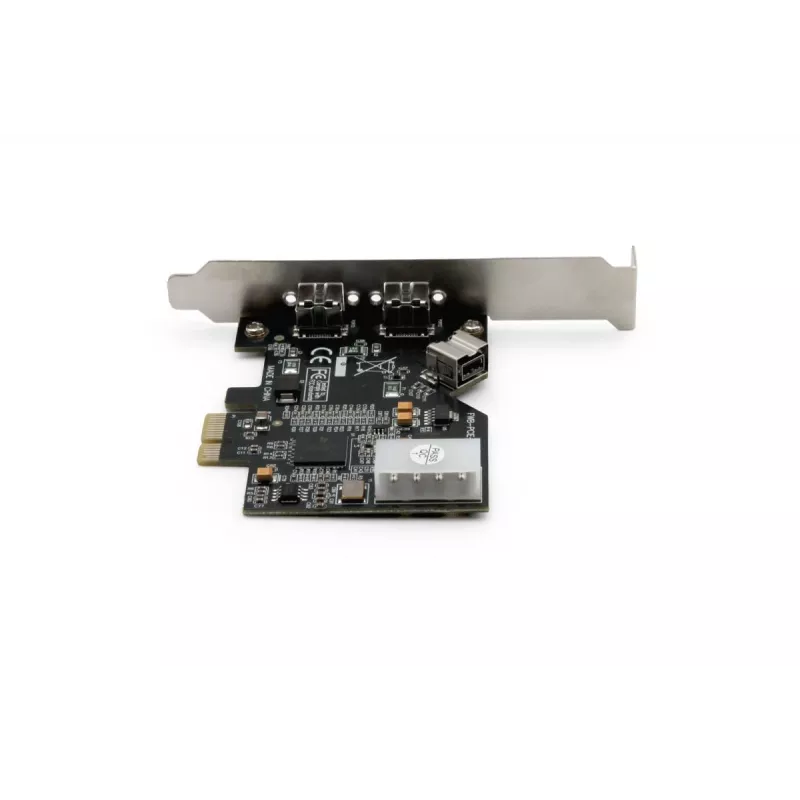 DIGITUS IEEE 1394b Interface Card, Pci-e 3 Port, 2x9-Pin External +1x9-Pin Internal