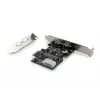 DIGITUS IEEE 1394b Interface Card, Pci-e 3 Port, 2x9-Pin External +1x9-Pin Internal