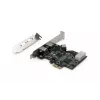 DIGITUS IEEE 1394b Interface Card, Pci-e 3 Port, 2x9-Pin External +1x9-Pin Internal