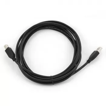 GEMBIRD USB 2.0 A-plug B-plug Cable 3m (10ft) - Black/ Bulk Package (ccp-USB2-ambm-10)