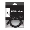 GEMBIRD USB 2.0 Type-A to USB Type-A Extension Cable (AM/AF), 1m - Black