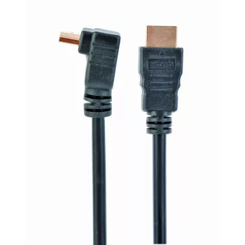 GEMBIRD High Speed HDMI Cable with Ethernet, 90 Degrees Upwards Angled Connector, 3m