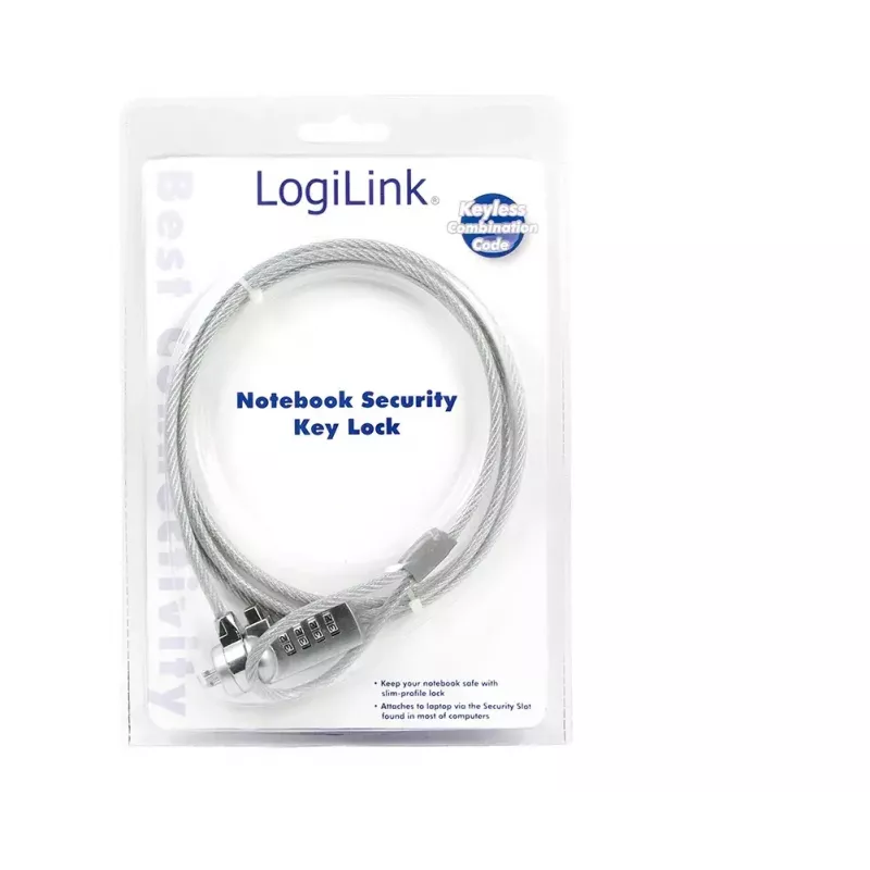 Notebook Security Lock LogiLink NBS002 Combination Cable Lock 1.5m