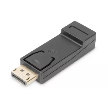 DIGITUS ASSMANN DisplayPort adapter, DP - HDMI type A M/F,w/interlock, CE black