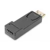 DIGITUS ASSMANN DisplayPort adapter, DP - HDMI type A M/F,w/interlock, CE black