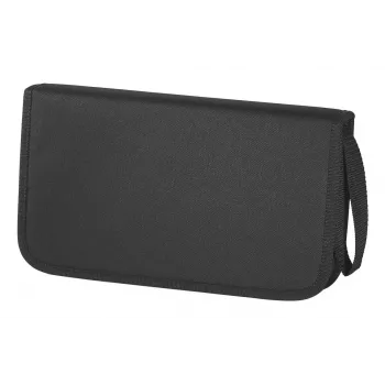 Hama Nylon Wallet 64 Cd, 64 discs, Black, Nylon