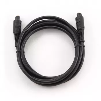 Audio Cable, Gembird Toslink, 2m, Black, Male-Male Connectors