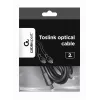 Audio Cable, Gembird Toslink, 2m, Black, Male-Male Connectors