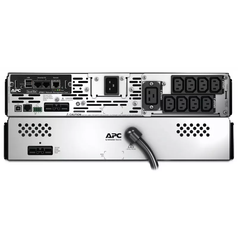 APC Smart-UPS X SMX3000RMHV2UNC - 3000VA, 8x C13, 1x C19 outlet, USB, expandable runtime, NMC