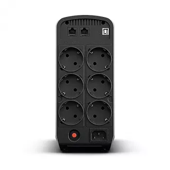 Uninterruptible Power Supply CYBERPOWER CP900EPFCLCD — 0.9 kVA (540 W), 6 AC outlets, LCD, Pure sine, Tower