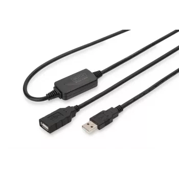DIGITUS USB 2.0 Repeater Cable USB A male / A female 10m (DA-73100-1)
