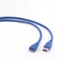 GEMBIRD USB-A 3.0 to Micro USB 3.0 Cable 3.2 Gen - 0.5m Blue