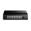 TP-Link 16-Port 10/100Mbps Desktop Switch, Unmanaged, Fast Ethernet (10/100), Full duplex, Rack mounting, Wall mountable