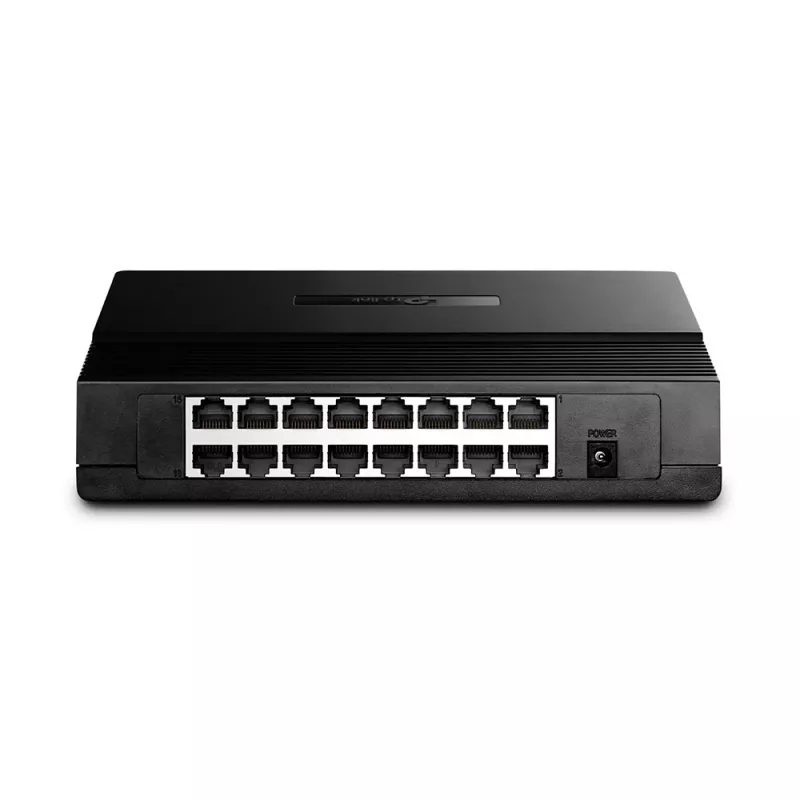 TP-Link 16-Port 10/100Mbps Desktop Switch, Unmanaged, Fast Ethernet (10/100), Full duplex, Rack mounting, Wall mountable