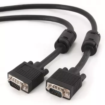 GEMBIRD Premium VGA HD15M/HD15M Dual-Shielded With 2*Ferrite Core 2.0m Cable/ Black