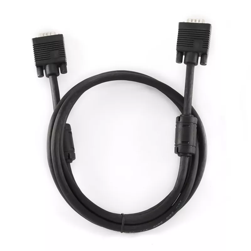 GEMBIRD Premium VGA HD15M/HD15M Dual-Shielded With 2*Ferrite Core 2.0m Cable/ Black