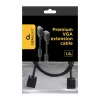 GEMBIRD Premium Dual-Shielded VGA Extension Cable With Ferrite Cores, 1.8m