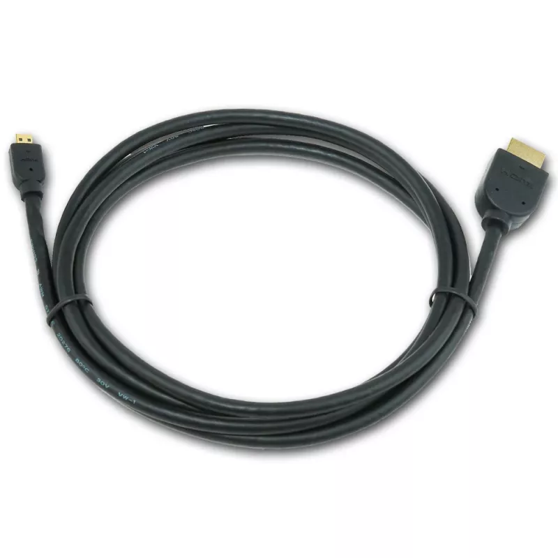 GEMBIRD HDMI Male to micro D-male Cable With Gold-plated Connectors 2.0m black