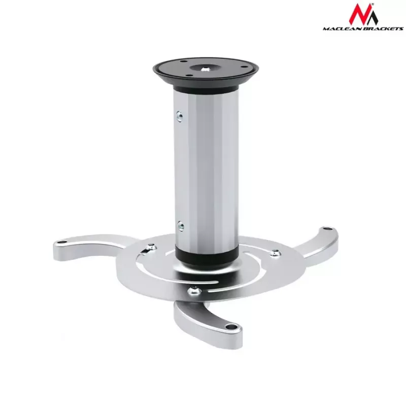 Ceiling mount MACLEAN MC-515 for projectors, adjustable height 80–170 mm, load capacity 10 kg