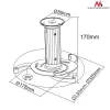 Ceiling mount MACLEAN MC-515 for projectors, adjustable height 80–170 mm, load capacity 10 kg