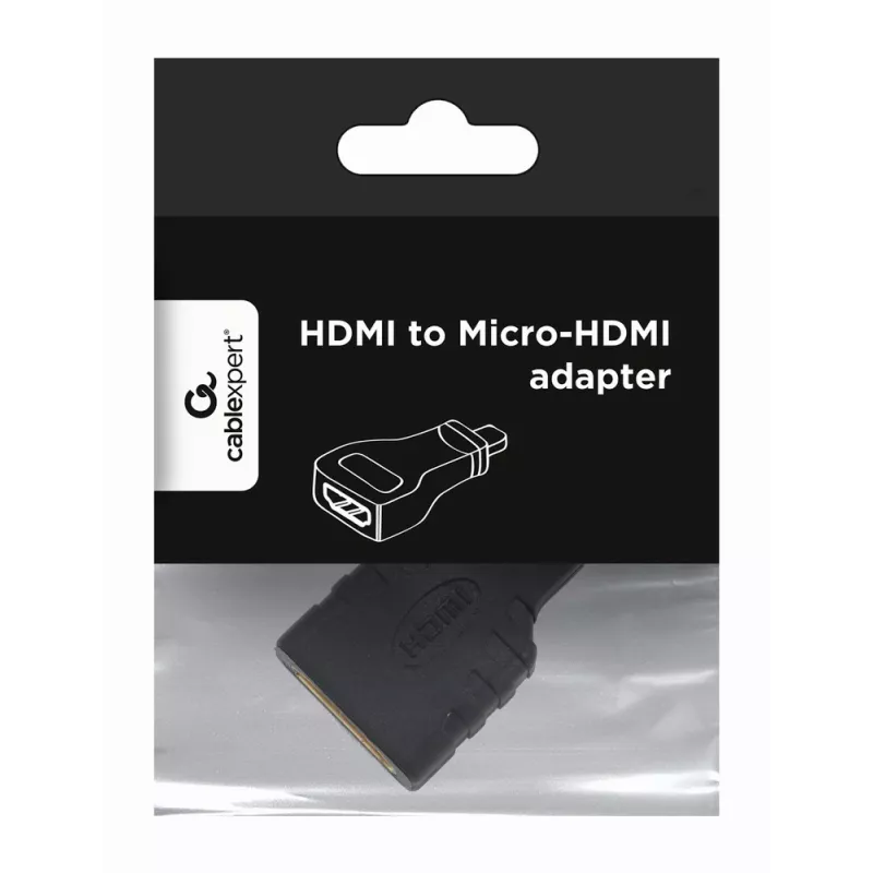 HDMI to micro HDMI Cable Gembird A-HDMI-FD Black