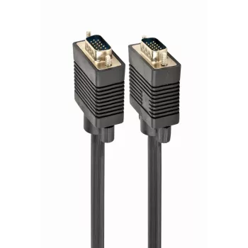 GEMBIRD Premium VGA HD15M/HD15M Dual-Shielded With 2*Ferrite Core 10m Cable/ Black