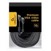 GEMBIRD Premium VGA HD15M/HD15M Dual-Shielded With 2*Ferrite Core 10m Cable/ Black