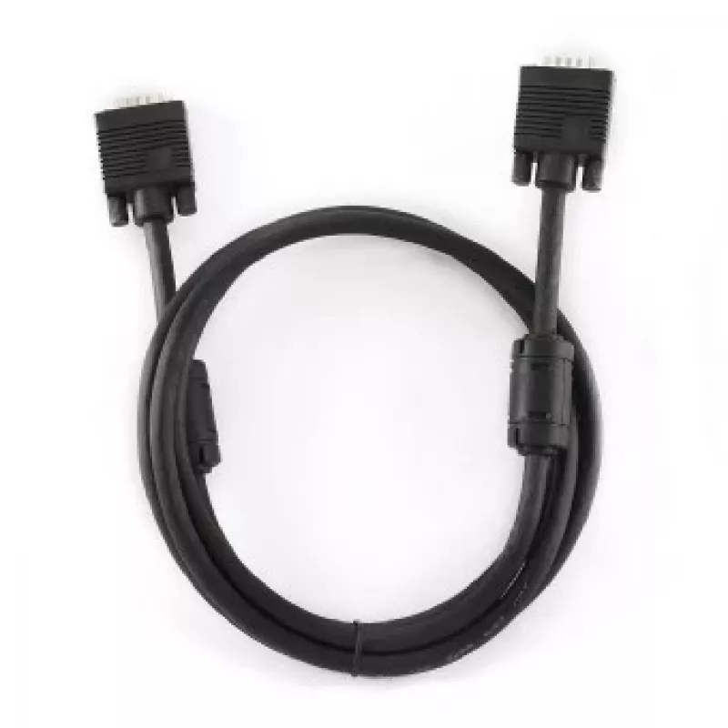GEMBIRD Premium VGA Cable HD15M/HD15M Dual-Shielded With 2*Ferrite Core 15m - Black