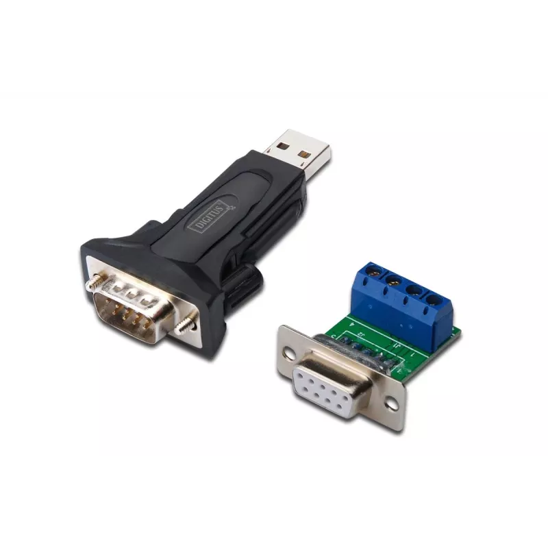 DIGITUS USB 2.0 to serial Converter RS485 incl USB A Cable 80cm USB A M / USB A F