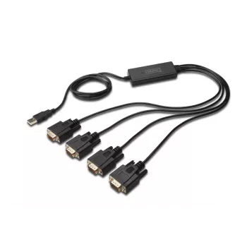 DIGITUS USB 2.0 To 4x Rs232 Cable 1.5m