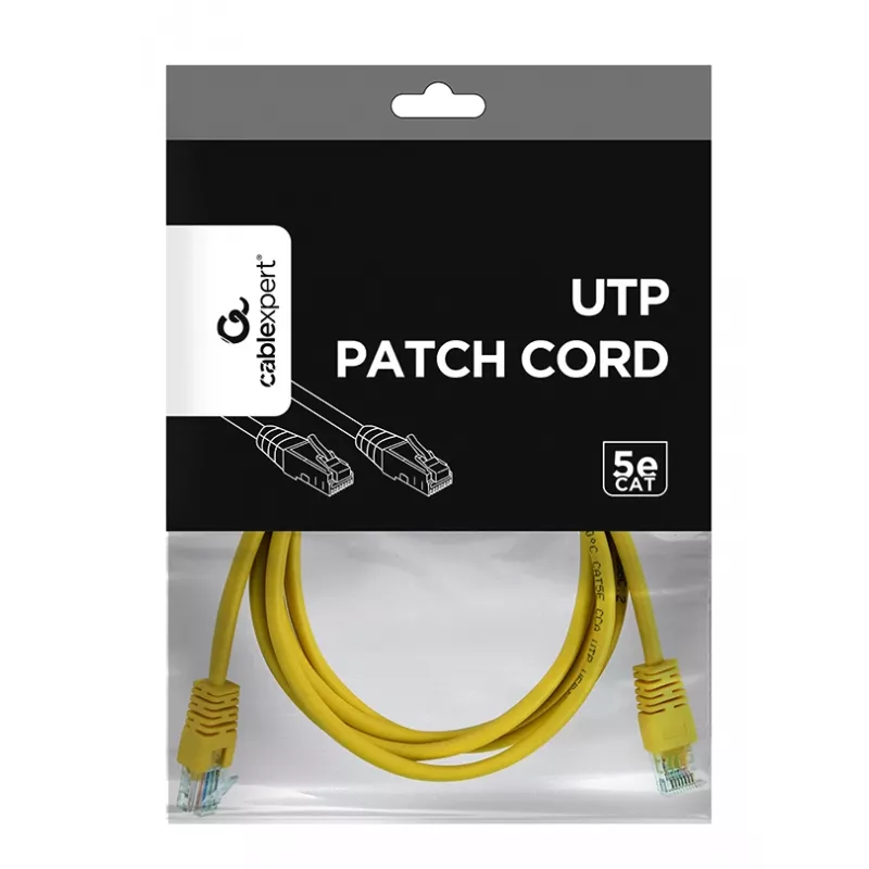 GEMBIRD Patch Cable - Cat 5e - UTP - 1.5m - Yellow