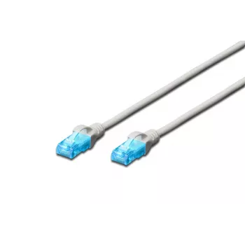 DIGITUS Patch cable - Cat 5e - U-UTP - Snagless - 0.5m - grey