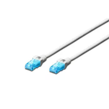 DIGITUS Patch cable - Cat 5e - U-UTP - Snagless - 3m - white