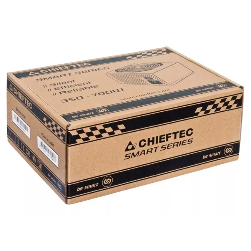 Chieftec Smart GPS-500A8 power supply unit 500 W 20+4 pin ATX ATX Black