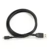 GEMBIRD Double-Sided USB 2.0 AM to Micro-USB Cable, 1m - Black