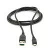 GEMBIRD Double-Sided USB 2.0 AM to Micro-USB Cable, 1m - Black
