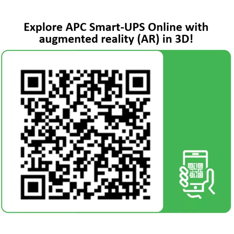 APC Smart-UPS On-Line SRT10KRMXLI - 10kW/VA, 6x C13 + 4x C19 + hardwire 1 phase output, rack mountable, Embedded NMC