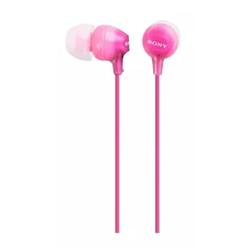 Sony MDR-EX15LP, Wired, 8 - 22000 Hz, Music, 3 g, Headphones, Pink