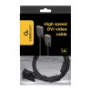 GEMBIRD DVI-D to DVI-D Cable 2.0m Moulded Long Screws (Bulk Package)