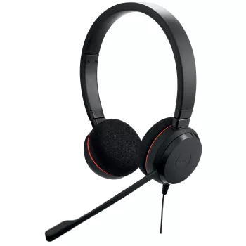 Jabra Evolve 20 MS Stereo, Wired, Office/Call center, 150 - 7000 Hz, 171 g, Headset, Black
