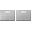 Whirlpool AKR 6390/1 IX Semi built-in (pull out) Silver 304 m³/h