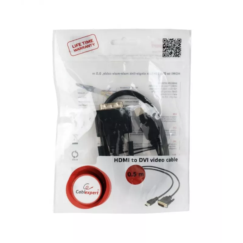 GEMBIRD HDMI to DVI cable (Single Link) 0.5m