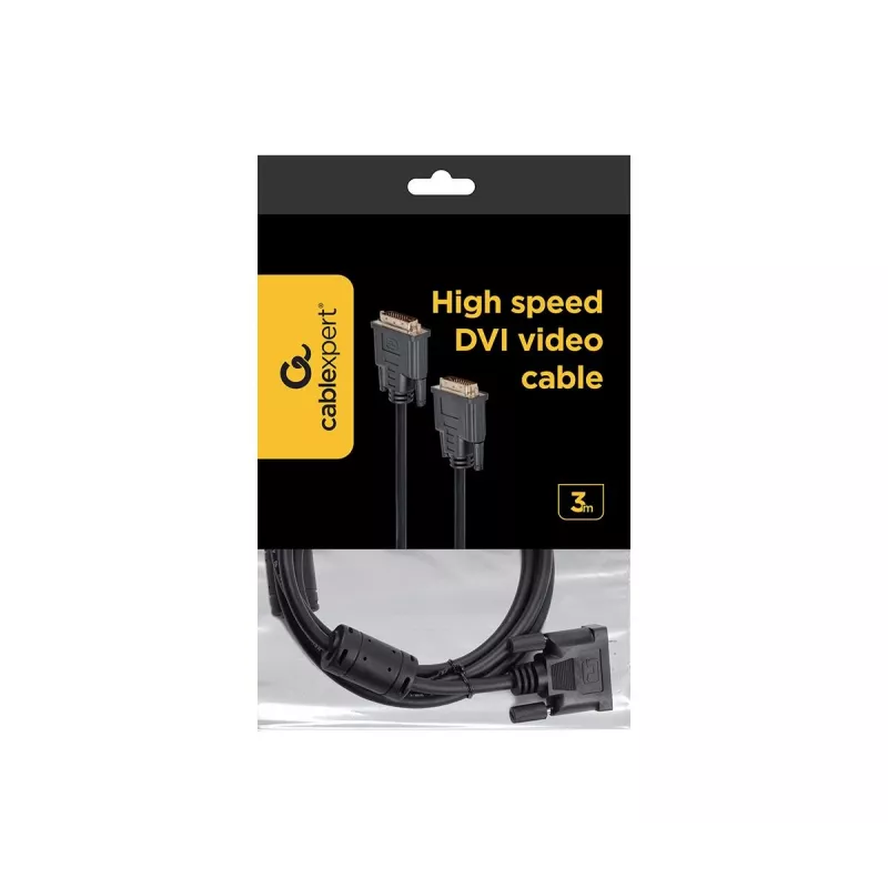 GEMBIRD DVI Video Cable Dual Link Cable 3m - Black