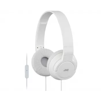 JVC HA-SR185-W-E Lightweight headphones, Wired, 10 - 22000 Hz, Calls/Music, 108 g, Headset, White