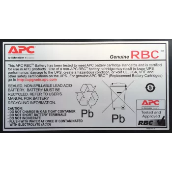 APC Battery Replacement Cartridge APCRBC140 (RBC44 successor) (OEM)