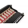 DIGITUS CAT6A Patch Panel, shielded,12-Port label field, 1U, 10in rack mount, black RAL 9005