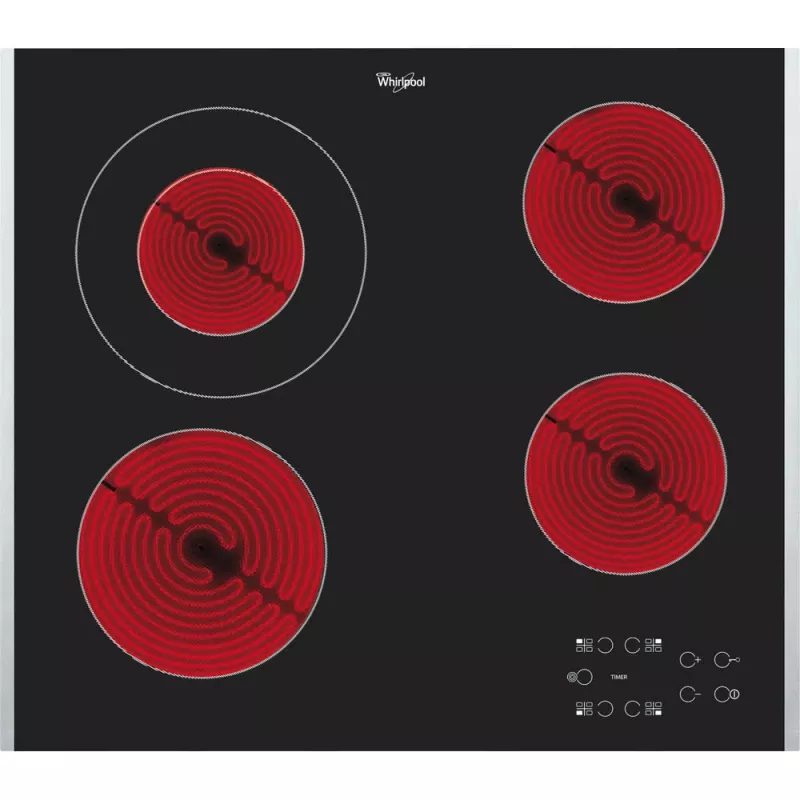 Whirlpool AKT 8130 BA Black Built-in Ceramic hob 4 zone(s)