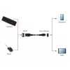 GEMBIRD USB OTG AF to Micro BM Cable 15cm - Black