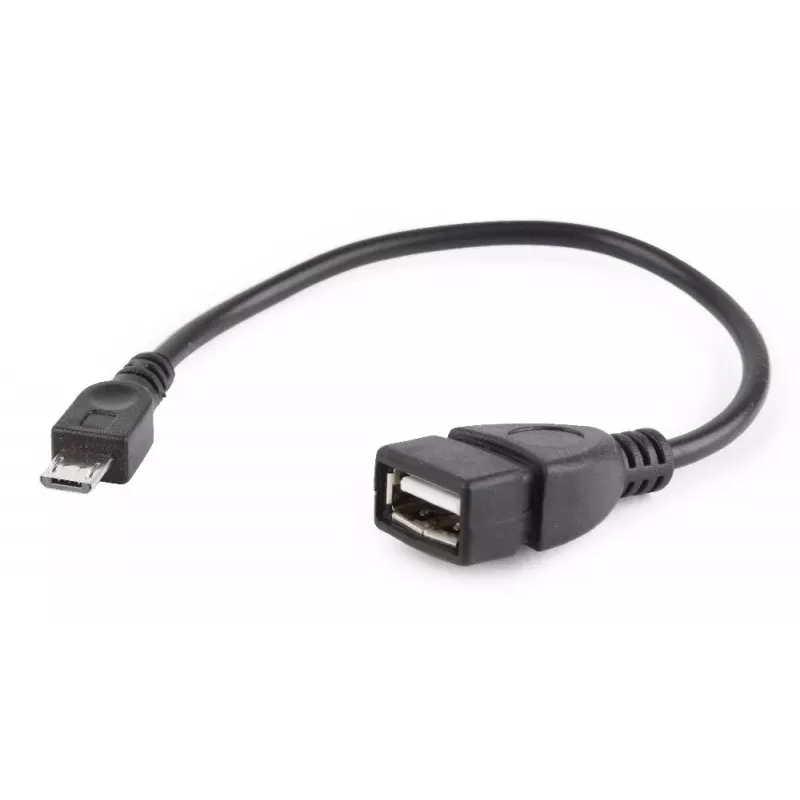 GEMBIRD USB OTG AF to Micro BM Cable 15cm - Black